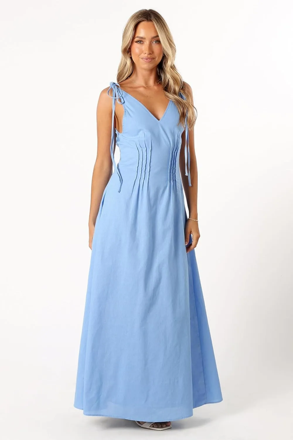 Petal & Pup Women's Lainey Tie Maxi Dress