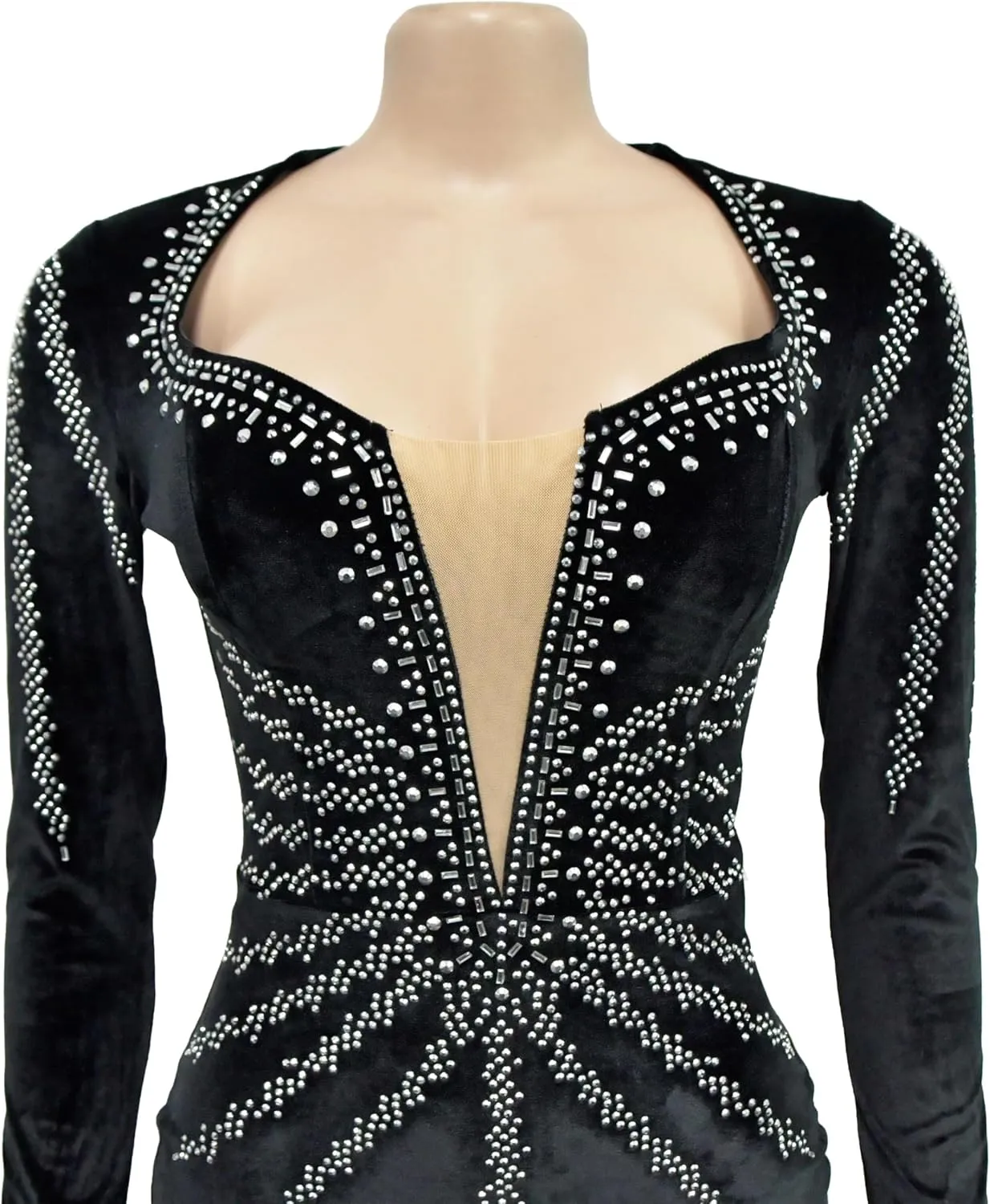 Rhinestone Embellished Formal Gowns and Evening Dresses for Women 2025