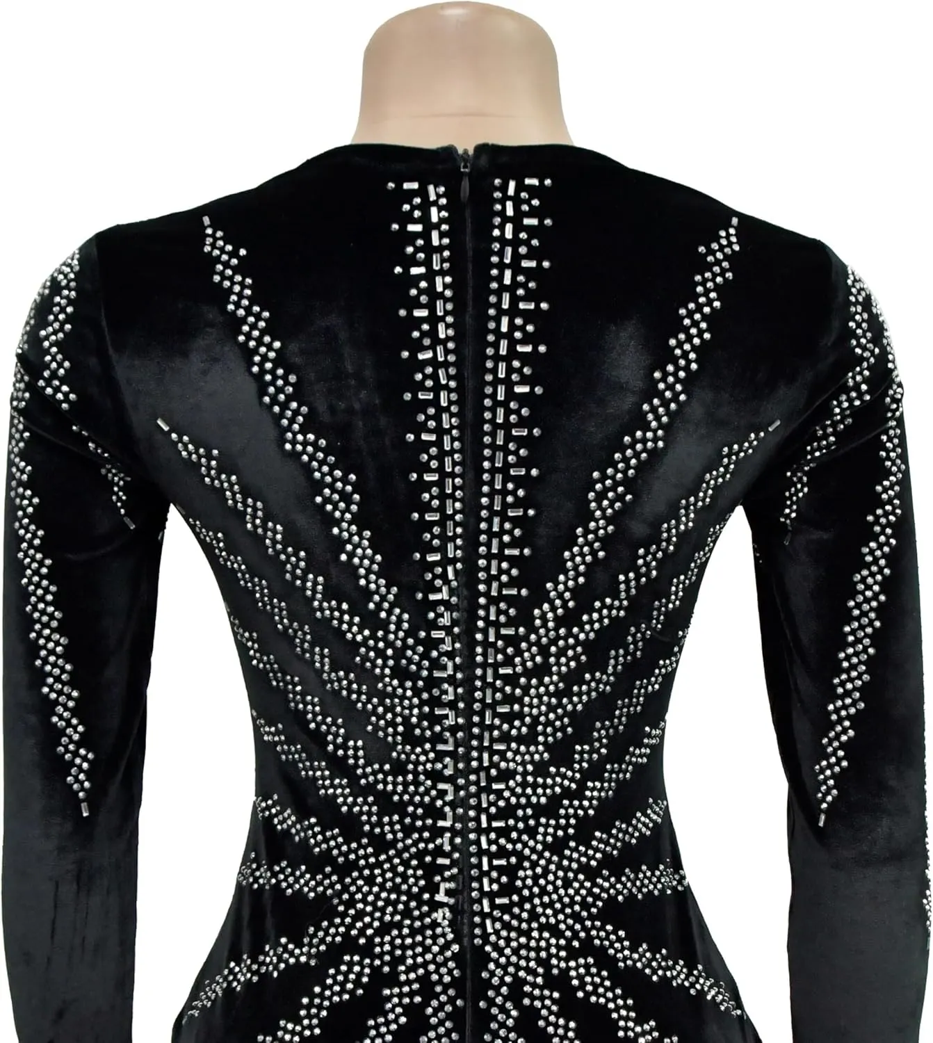 Rhinestone Embellished Formal Gowns and Evening Dresses for Women 2025