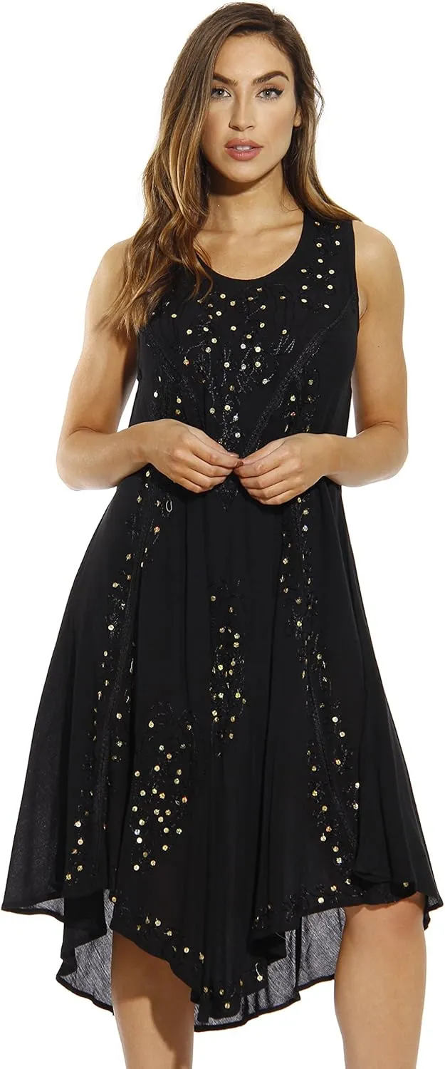 Riviera Sun Sleeveless Umbrella Dresses for Women