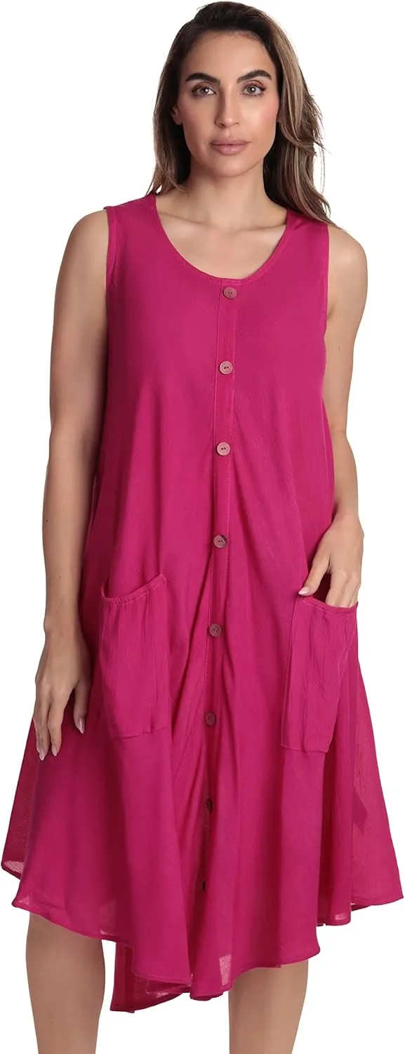 Riviera Sun Sleeveless Umbrella Dresses for Women