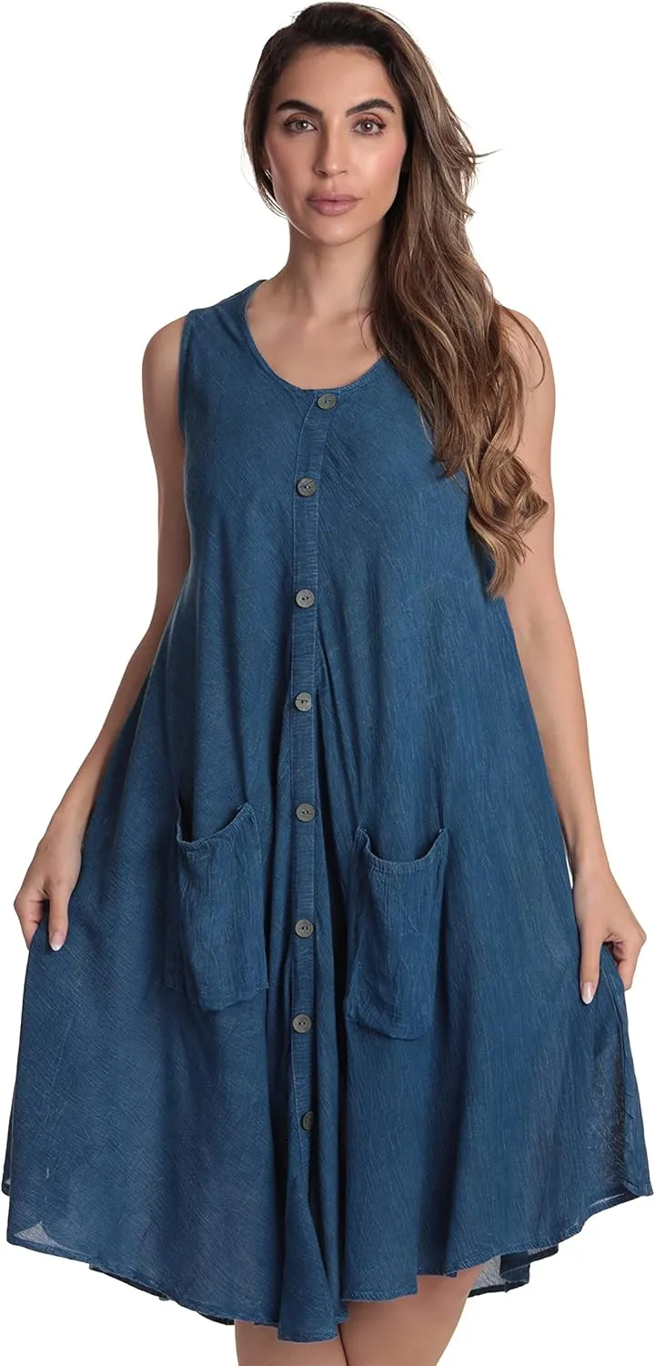 Riviera Sun Sleeveless Umbrella Dresses for Women