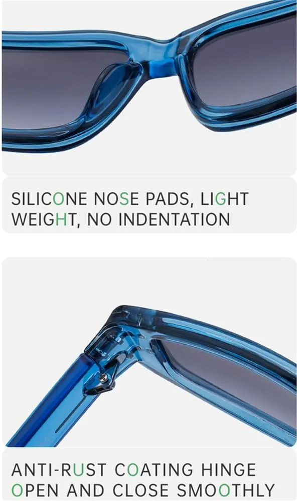 Small Frame Rectangle Sunglasses Women Vintage Punk Sun Glasses For Ladies Eyewear Shades UV400
