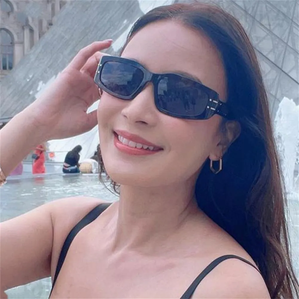 Small Frame Rectangle Sunglasses Women Vintage Punk Sun Glasses For Ladies Eyewear Shades UV400