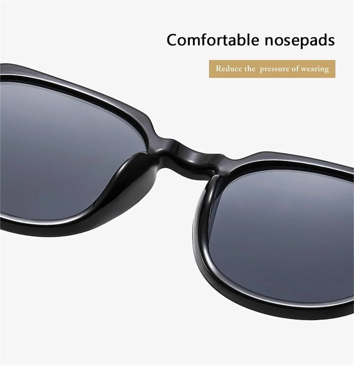 Trendy Men And Women Square Large Frame Outdoor Driving Daily Vacation Party Polarized Sunglasses