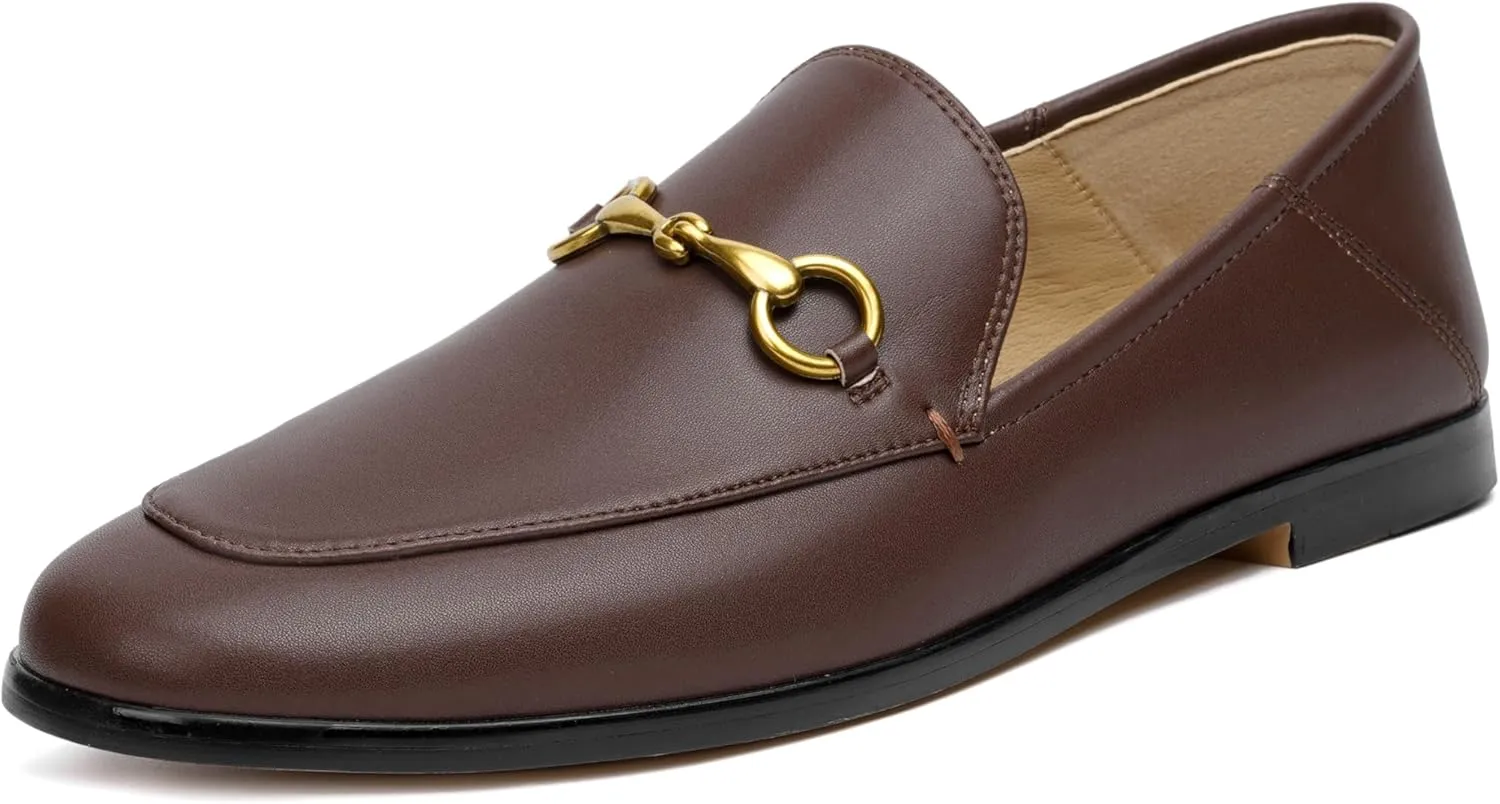 Vertundy Loafers for Womens Low Heel Flats Loafers
