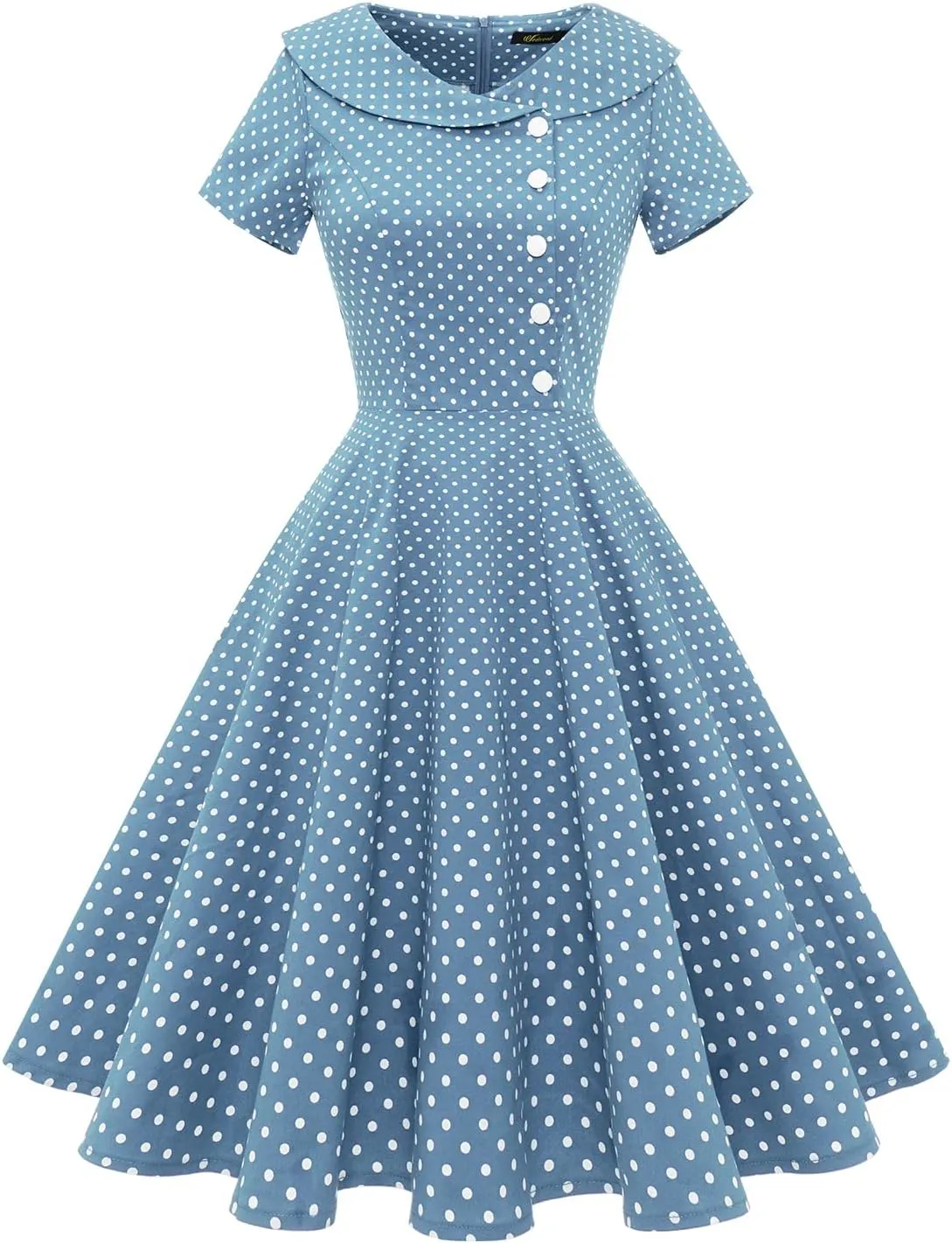 Wedtrend Women's 1950s Vintage Audrey Hepburn Style Cocktail Swing Dresses