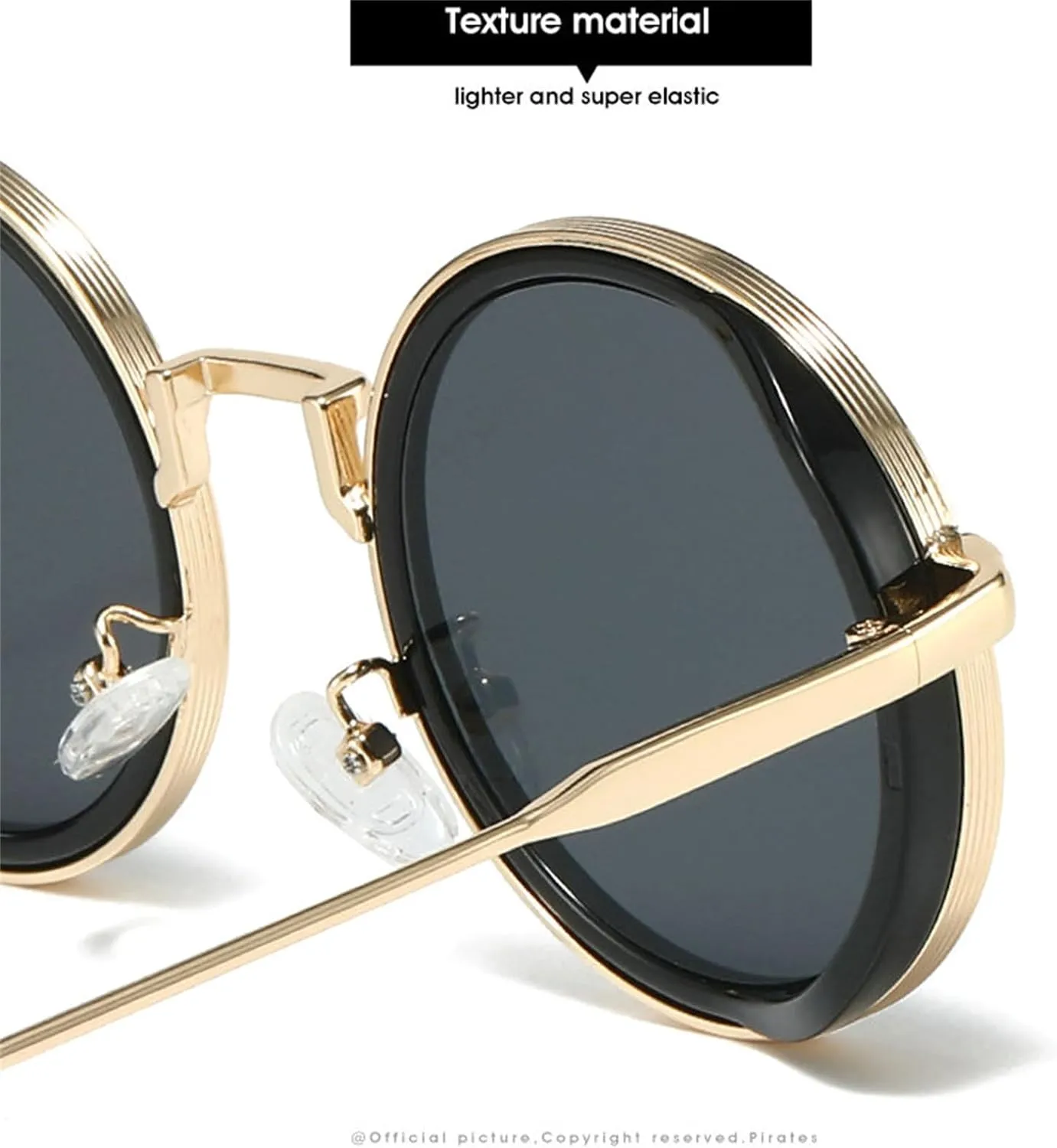 willochra Vintage Punk Sunglasses for Women Fashion 90s Small Metal Frame Gradient Hippie Sun Glasses Cute Round Sunnies