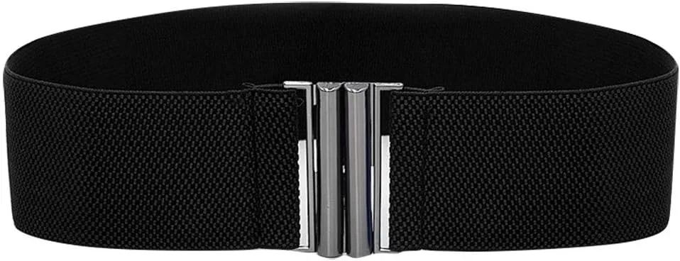 Women Wide Elastic Belt Wide Stretch Waist Belts Waistband For Dresses
