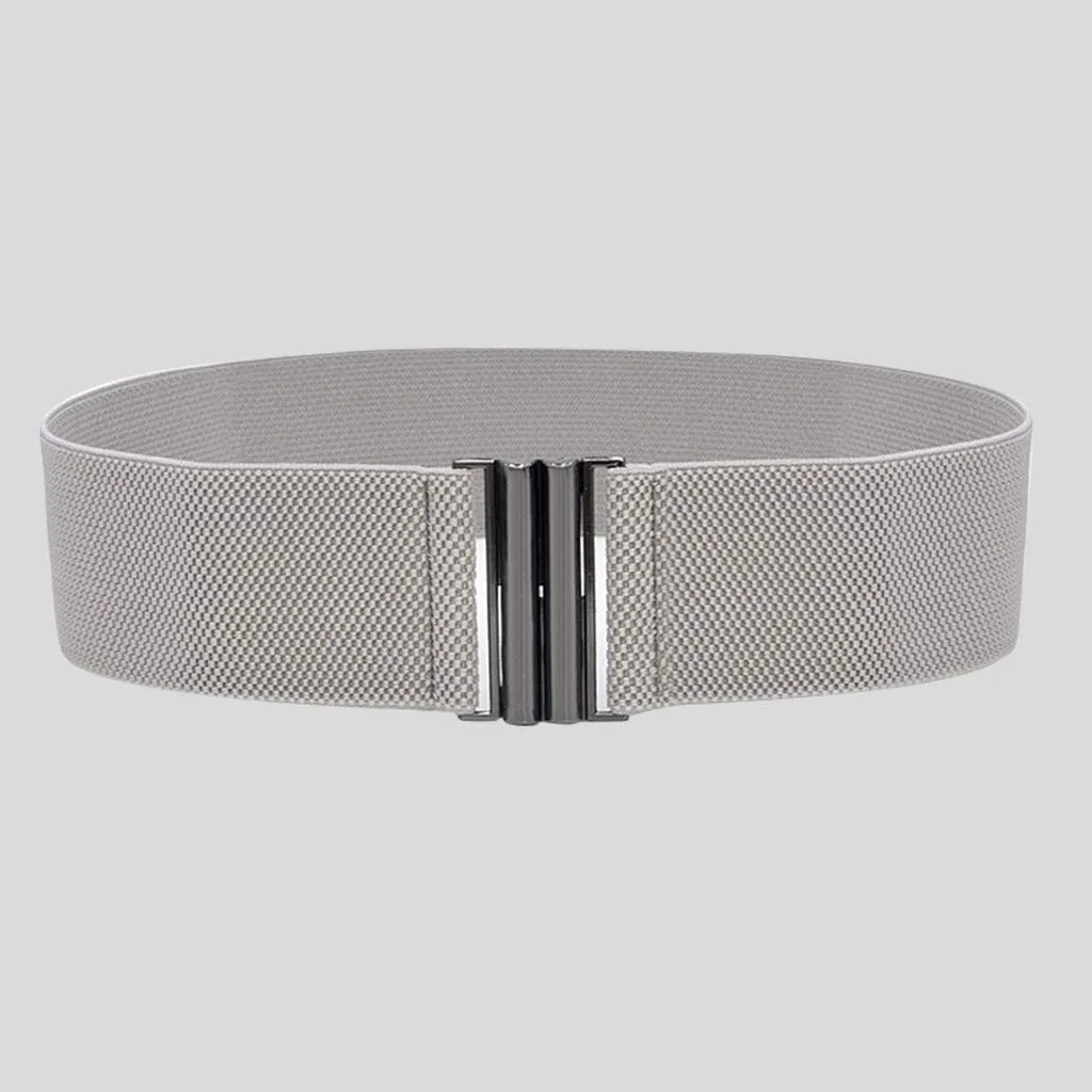 Women Wide Elastic Belt Wide Stretch Waist Belts Waistband For Dresses