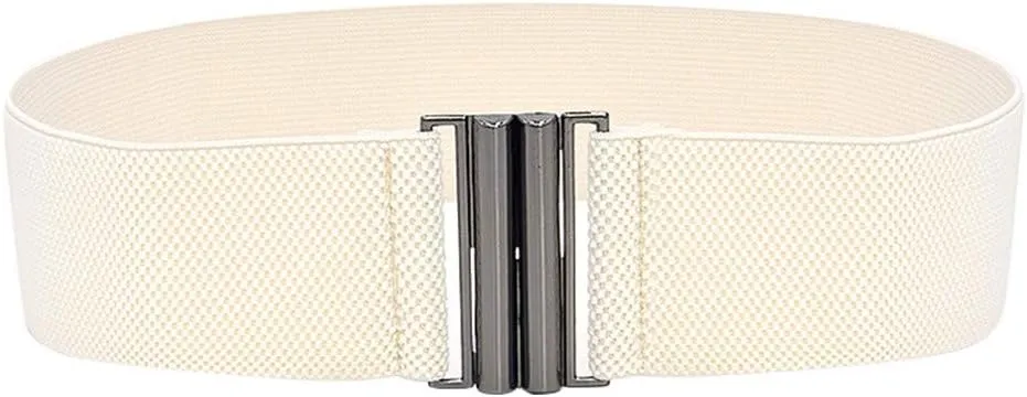 Women Wide Elastic Belt Wide Stretch Waist Belts Waistband For Dresses