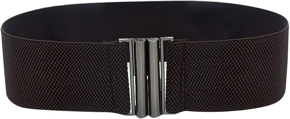 Women Wide Elastic Belt Wide Stretch Waist Belts Waistband For Dresses