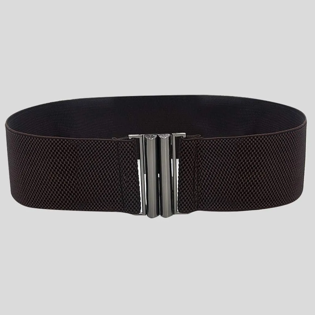 Women Wide Elastic Belt Wide Stretch Waist Belts Waistband For Dresses