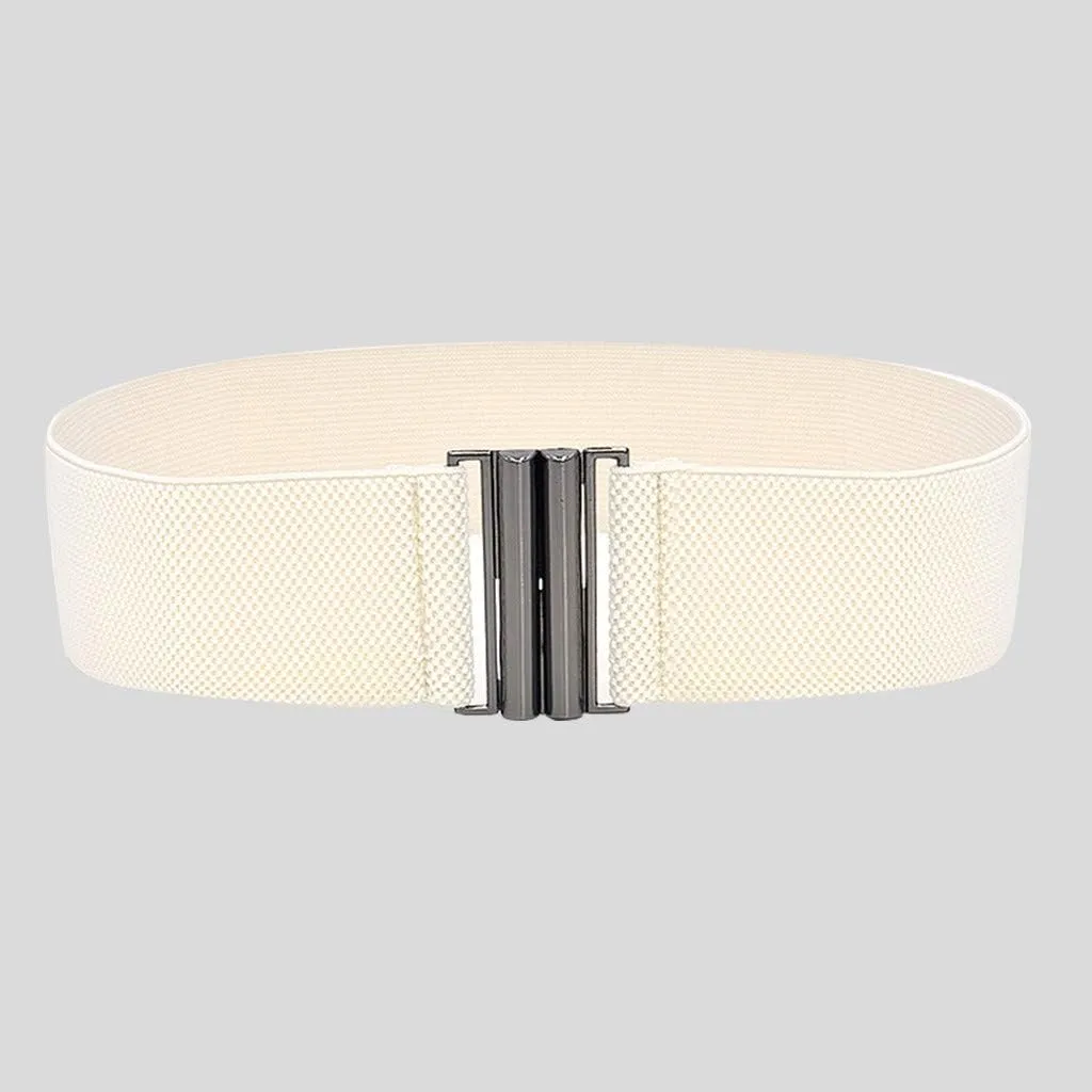 Women Wide Elastic Belt Wide Stretch Waist Belts Waistband For Dresses