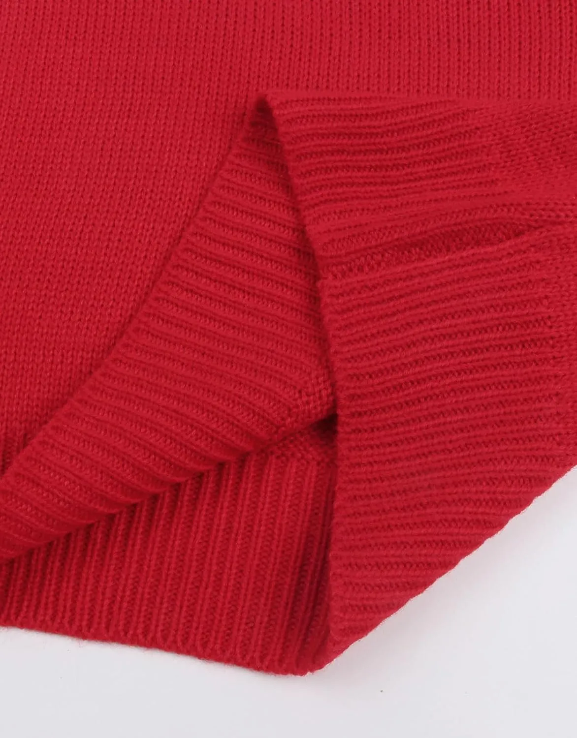 Womens American Flag Sweater Long Sleeve Crew Neck Knitted Casual Pullover Sweater