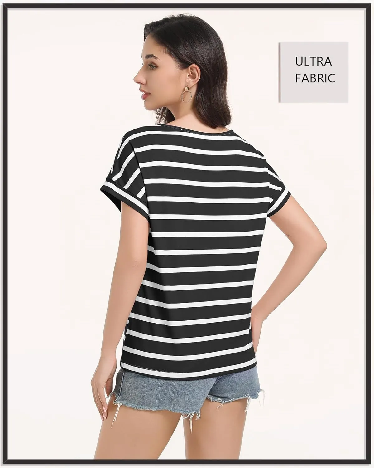 Women's Casual Striped Spring Summer Tank Tops Crew Neck Sleeveless Shirts Loose Basic Trendy Fashion Clothes