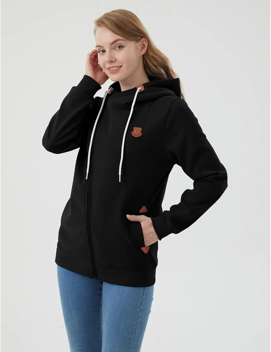 Womens Hoodies Hooded Jersey Jackets