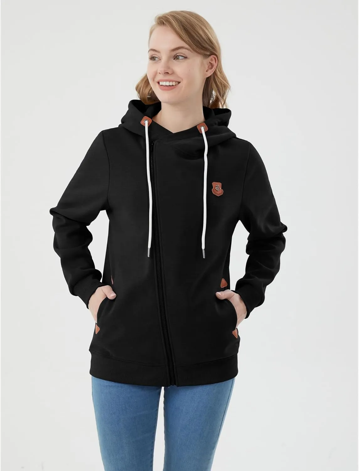 Womens Hoodies Hooded Jersey Jackets