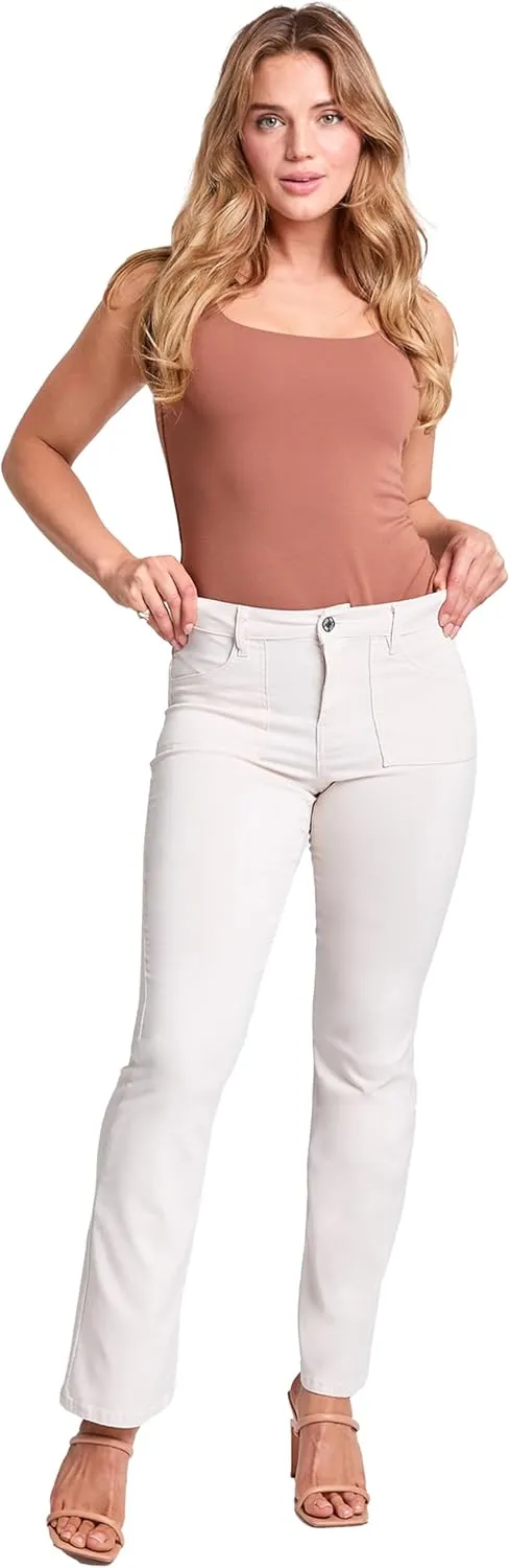 YMI Jeans Women's Hyperstretch Mid Rise Bootcut Pants